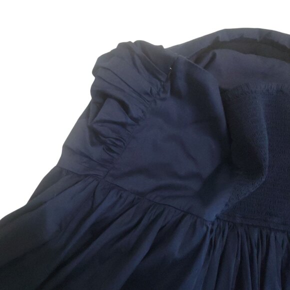 The Drop Rhett Strapless Mini Dress Maritime Navy Size 3X Bubble Hem - Picture 8 of 9